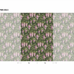 Панно Loymina Панорама Танец вистерий PNR5 005/3 3×1