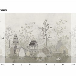 Панно Loymina Панорама Сад уединения PNR6 001 3×1