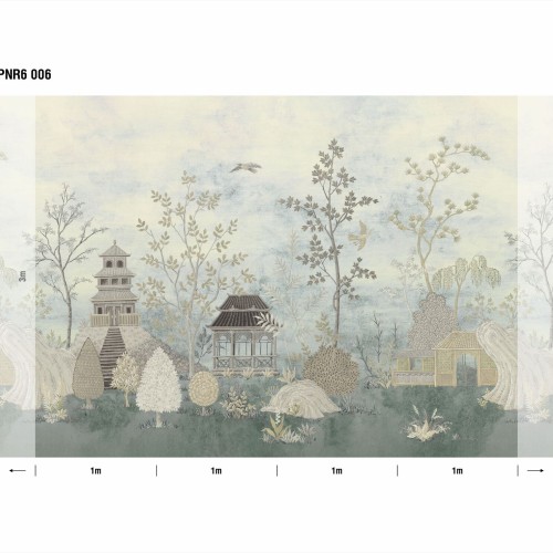 Панно Loymina Панорама Сад уединения PNR6 006 3×1 Панно Loymina Панорама Сад уединения PNR6 006 3×1