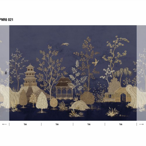 Панно Loymina Панорама Сад уединения PNR6 021 3×1