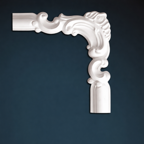 Угловой элемент к молдингу под покраску Перфект Плюс AD332-11 210×210×24