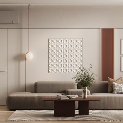 Профиль алюминиевый теневой разделительный Decaro D009.3A Black черный 3000×7×7,5