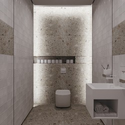 Профиль алюминиевый теневой разделительный Decaro D009.3A Black черный 3000×7×7,5