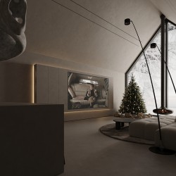 Профиль алюминиевый теневой разделительный Decaro D009.3A Black черный 3000×7×7,5