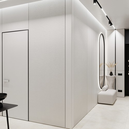 Профиль алюминиевый теневой разделительный Decaro D009A Black черный 3000×5×10