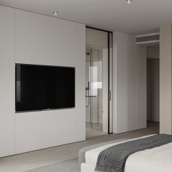 Профиль алюминиевый теневой разделительный Decaro D009.3A Black черный 3000×7×7,5