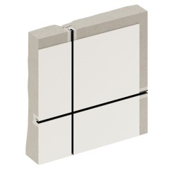 Профиль алюминиевый теневой разделительный Decaro D009A Black черный 3000×5×10