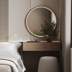 Профиль алюминиевый теневой разделительный Decaro D009.3A Black черный 3000×7×7,5