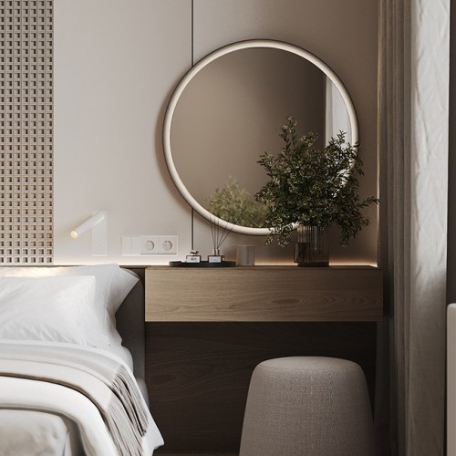 Профиль алюминиевый теневой разделительный Decaro D009A Black черный 3000×5×10