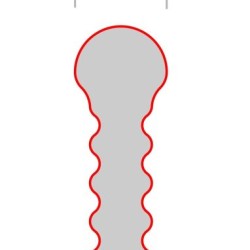 Профиль алюминиевый теневой разделительный Decaro D009.2A Black черный 3000×3×8,5