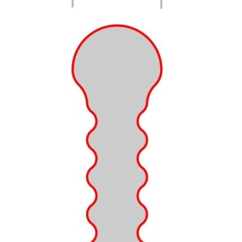 Профиль алюминиевый теневой разделительный Decaro D009.2A Black черный 3000×3×8,5