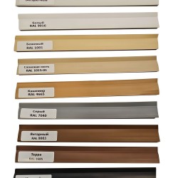 Уплотнитель для плинтуса МДФ TeckWood Янтарный RAL 8003, 9 м