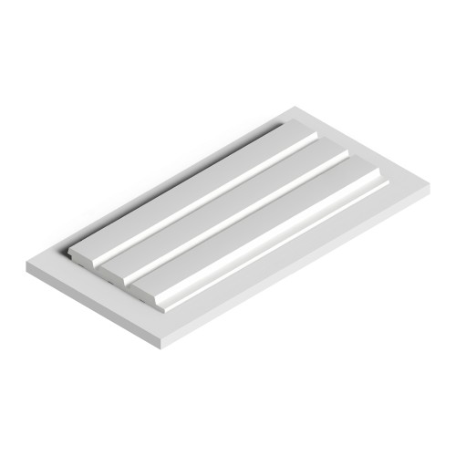 Стеновая панель под покраску Hiwood LV124 LONG NP 3000×120×12