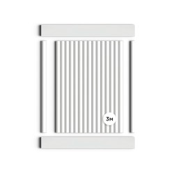 Стеновая панель под покраску Hiwood LV135 LONG NP 3000×120×12