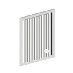 Стеновая панель под покраску Hiwood LV137 LONG NP 3000×120×12