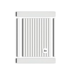 Стеновая панель под покраску Hiwood LV137 LONG NP 3000×120×12