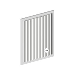 Стеновая панель под покраску Hiwood LV138 LONG NP 3000×120×12