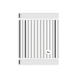 Стеновая панель под покраску Hiwood LV138 LONG NP 3000×120×12