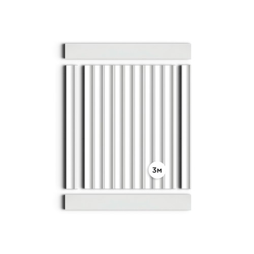 Стеновая панель под покраску Hiwood LV138 LONG NP 3000×120×12