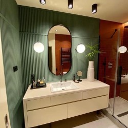 Стеновая панель под покраску Orac Decor Flute XL WX218 2600×253×17,3