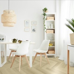 Кварцвиниловая плитка Fargo клеевая Parquet LVT Дуб Самуи 22-201052-02 венгерская елка 595×119×2,5