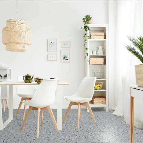 Кварцвиниловая плитка Fargo клеевая Stone LVT Терраццо Холодный 6949-1 606×303×2,5