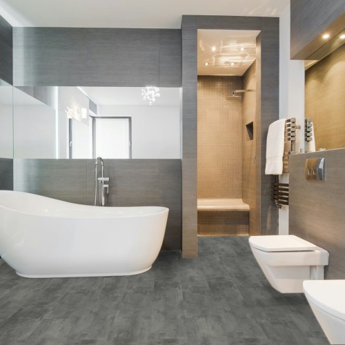 Кварцвиниловая плитка Fargo клеевая Stone LVT Бетон Готика 48143-10 606×303×2,5