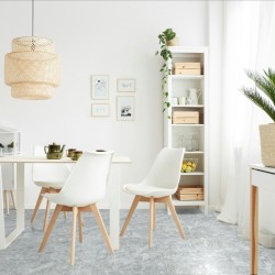 Кварцвиниловая плитка Fargo клеевая Stone LVT Травертин Арктический 48116-01 606×303×2,5