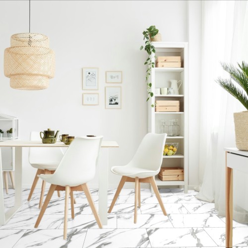 Кварцвиниловая плитка Fargo клеевая Stone LVT Мрамор Калакатта 48105-02 606×303×2,5