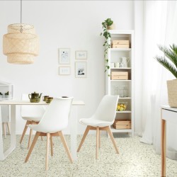 Кварцвиниловая плитка Fargo клеевая Stone LVT Терраццо Бежевый 101-3 606×303×2,5