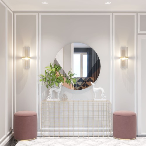 Потолочный плинтус под покраску Cosca Decor KX001 2000×50×50