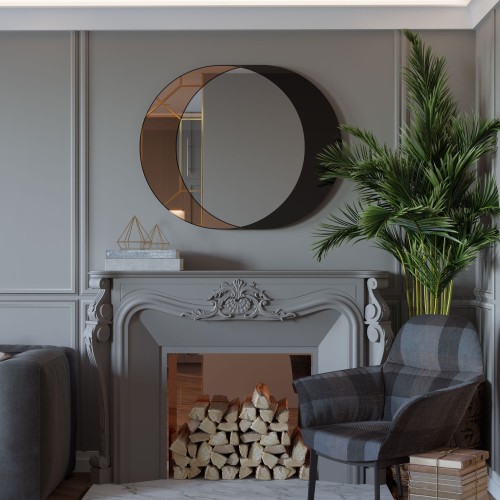 Потолочный плинтус под покраску Cosca Decor KX003 с подсветкой 2000×45×120