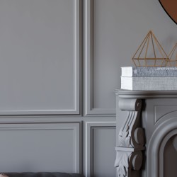 Потолочный плинтус под покраску Cosca Decor KX003 с подсветкой 2000×45×120