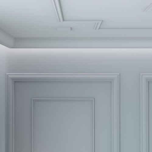 Потолочный плинтус под покраску Cosca Decor KX005 2000×69×71 Потолочный плинтус под покраску Cosca Decor KX005 2000×69×71