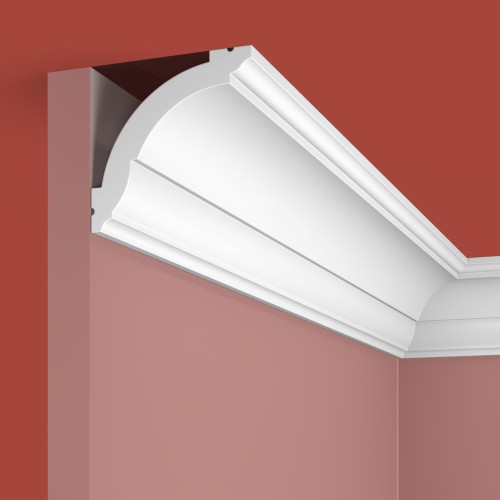 Потолочный плинтус под покраску Cosca Decor KX005 2000×69×71 Потолочный плинтус под покраску Cosca Decor KX005 2000×69×71