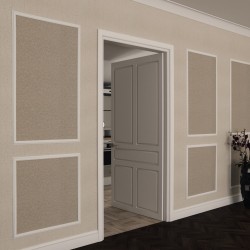 Потолочный плинтус под покраску Cosca Decor KX009 2000×87×87