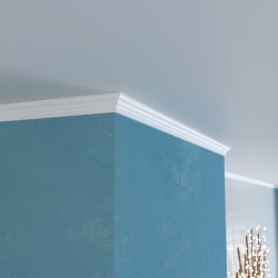 Потолочный плинтус под покраску Cosca Decor KX010 2000×15×25