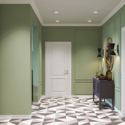 Потолочный плинтус под покраску Cosca Decor KX012 2000×80×80