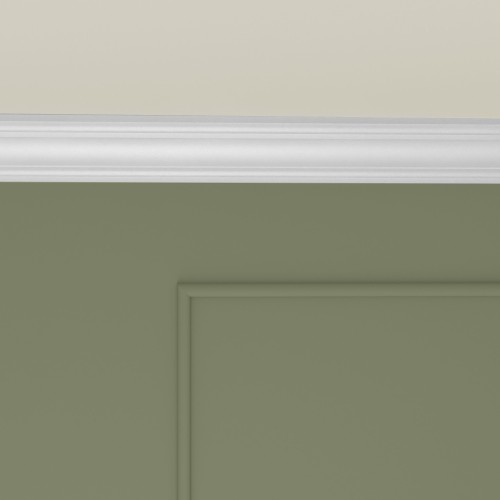 Потолочный плинтус под покраску Cosca Decor KX012 2000×80×80