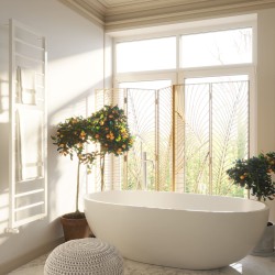 Потолочный плинтус под покраску Cosca Decor KX012 2000×80×80