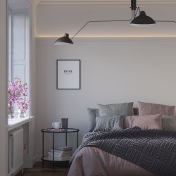 Потолочный плинтус под покраску Cosca Decor KX012 2000×80×80