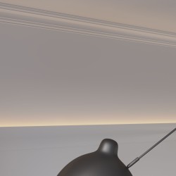 Потолочный плинтус под покраску Cosca Decor KX012 2000×80×80