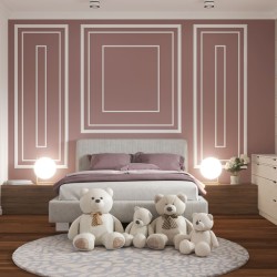 Потолочный плинтус под покраску Cosca Decor KX013 2000×75×95