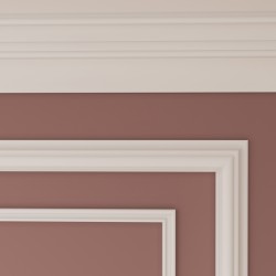 Потолочный плинтус под покраску Cosca Decor KX013 2000×75×95