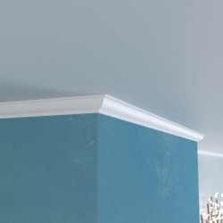 Потолочный плинтус под покраску Cosca Decor KX020 2000×20×20