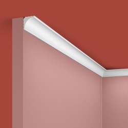 Потолочный плинтус под покраску Cosca Decor KX021 2000×20×20