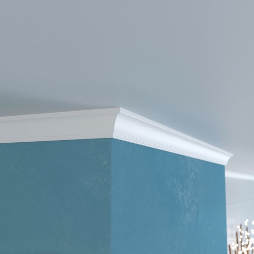 Потолочный плинтус под покраску Cosca Decor KX030 2000×20×30