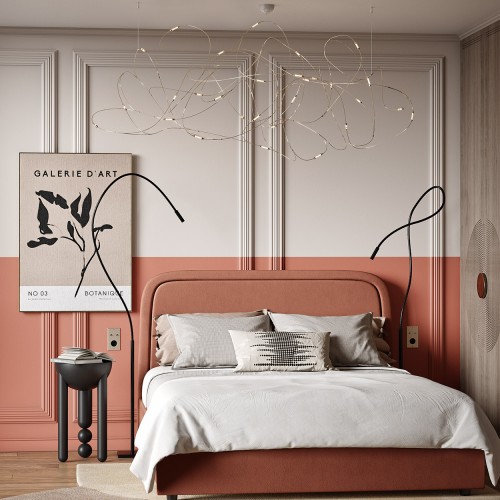 Потолочный плинтус под покраску Cosca Decor KX034 2000×41×40