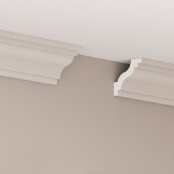 Потолочный плинтус под покраску Cosca Decor KX034 2000×41×40