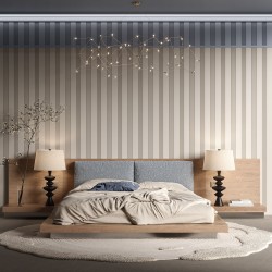 Потолочный плинтус под покраску Cosca Decor KX052 с подсветкой 2000×65×72
